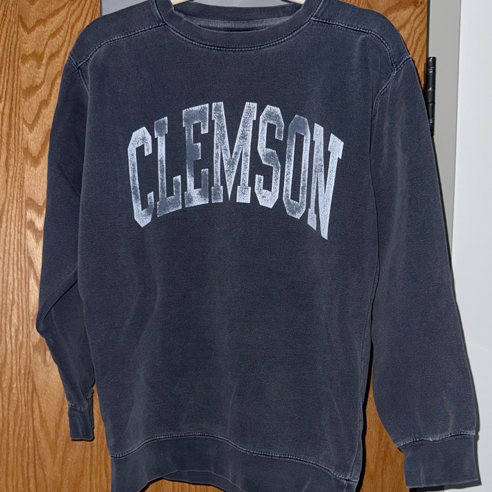 Clemson University Blue/Gray Crewneck Sweatshirt